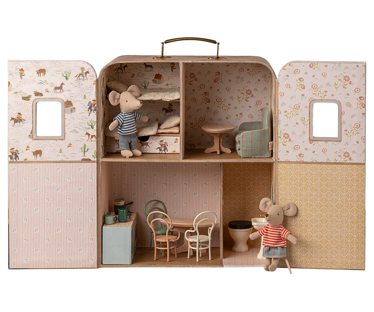 Maileg Suitcase-Little Sister & Brother Mouse