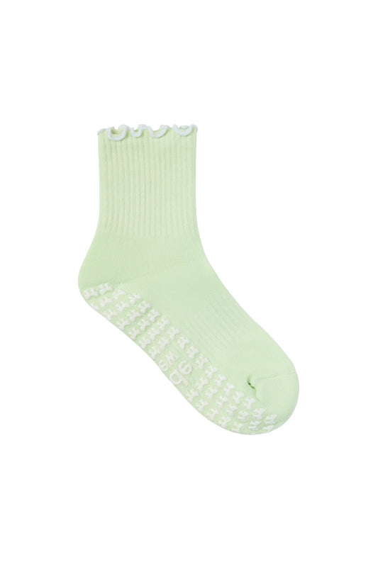 Pistachio Pilates Socks