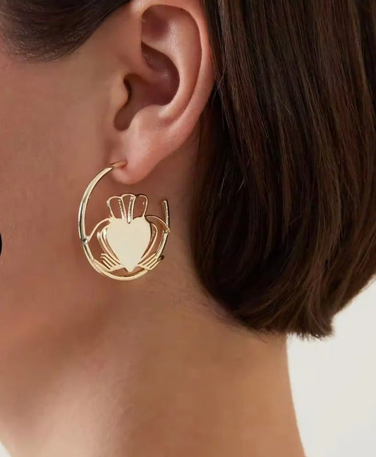 Strong heart hoops silver