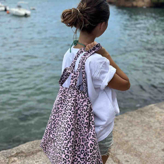 Bubble Gum Pink Large Tote