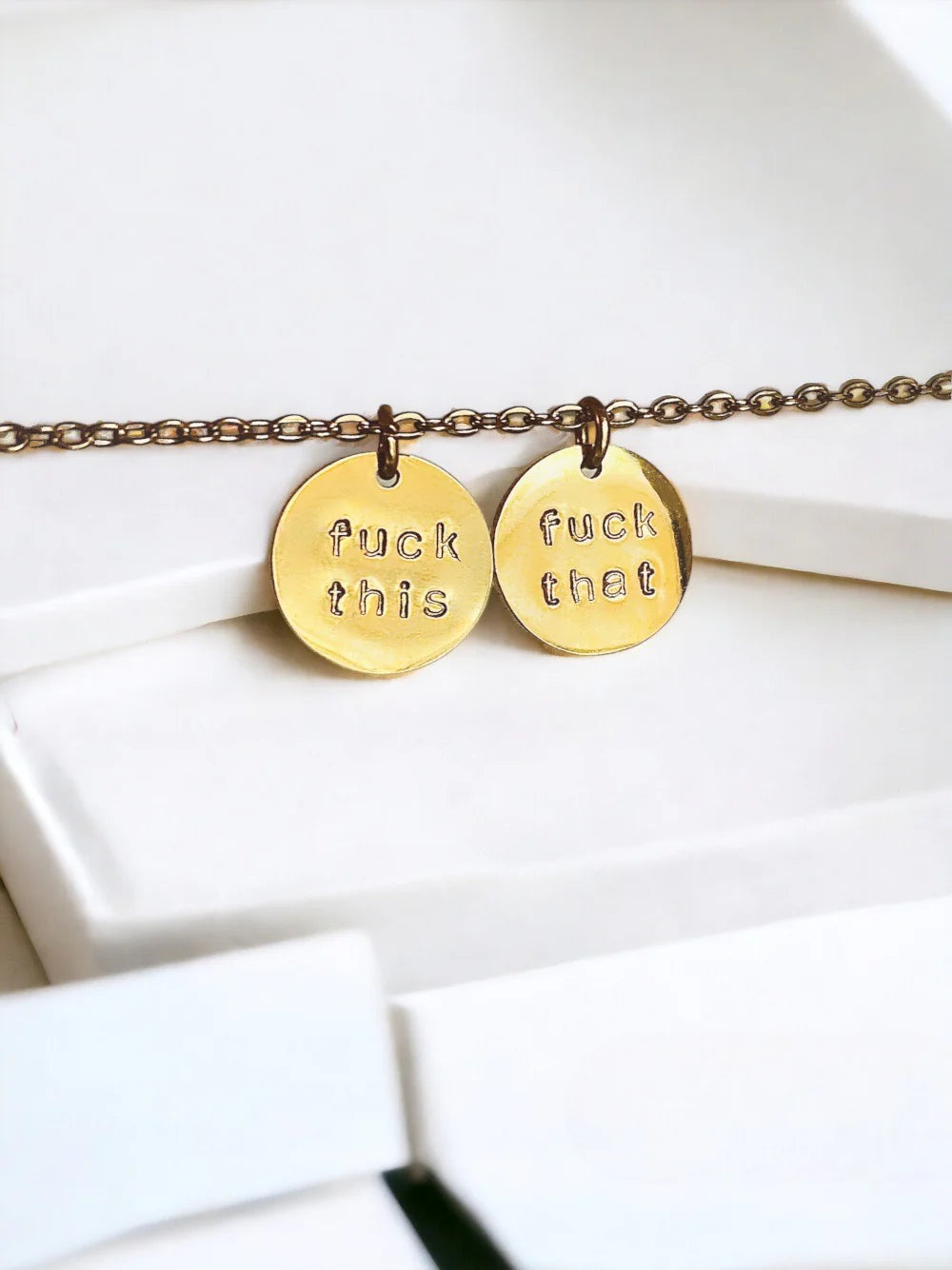 Fuck this/Fuck that Necklace