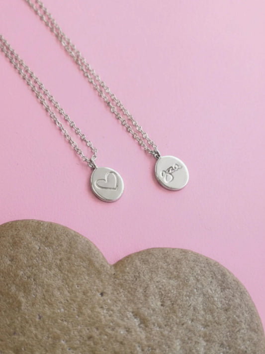 From the heart Silver Necklace