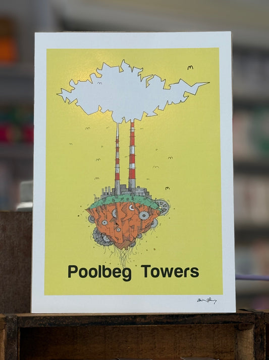 Poolbeg Towers Brain Lowery A4 Print