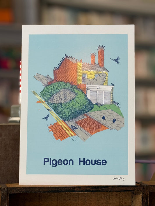 Pigeon House Brain Lowery A4 Print