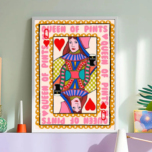 Queen of Pints A3 Print
