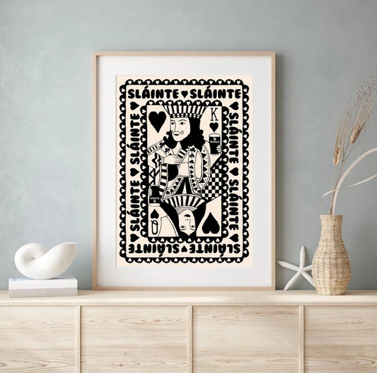 Slainte Maud Studio Pints A4 Print