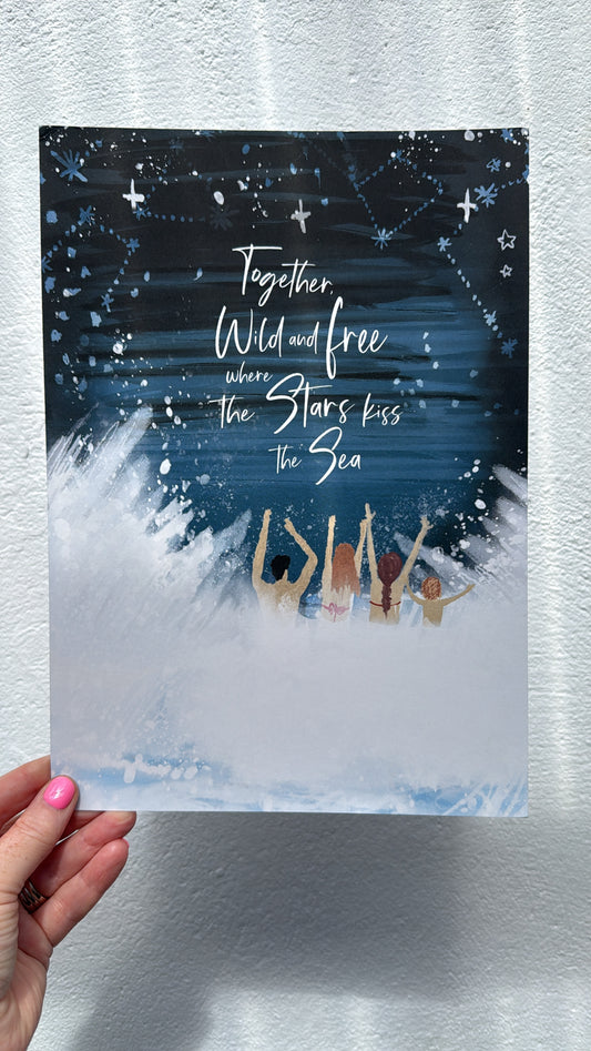 Together Wild & Free A4 Print