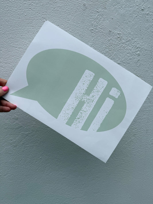 Hi… A4 Print