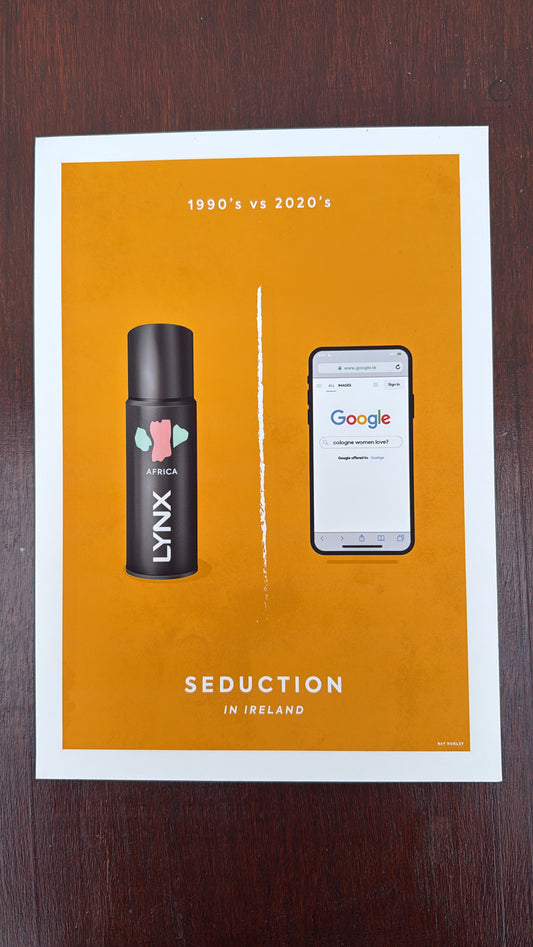 Seduction in Ireland A4 Print