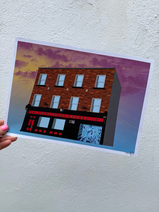 Mulligan Grocer A4 Print