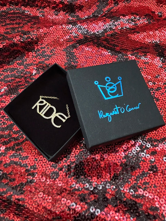 Ride Blingy Necklace -Margaret O Connor
