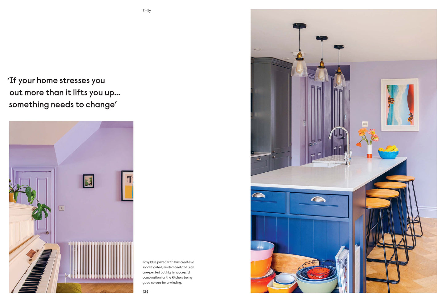 The new colourful home