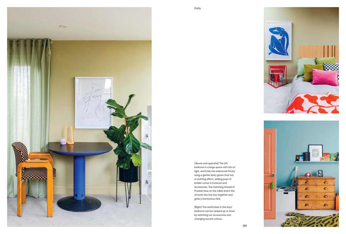 The new colourful home