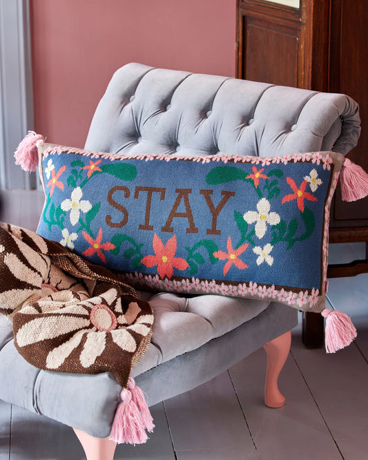 Knitted cushion STAY