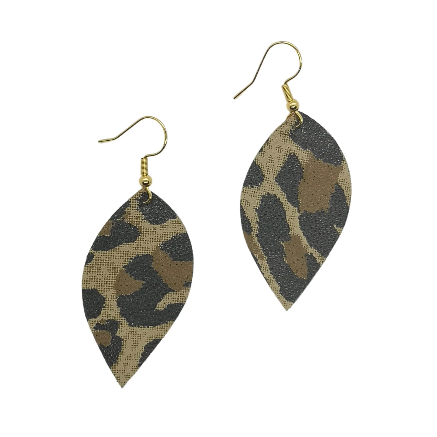 Leopard Leaf Small Earrings -Siobhan Daly