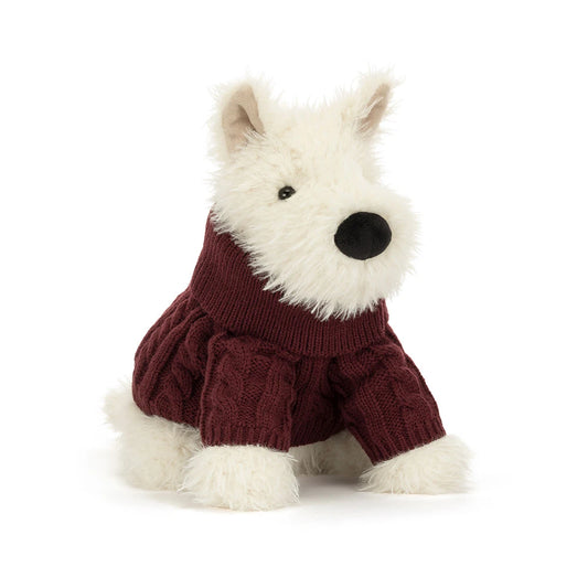 Munro Scottie Dog ‘Winter Jumper’ -Jellycat