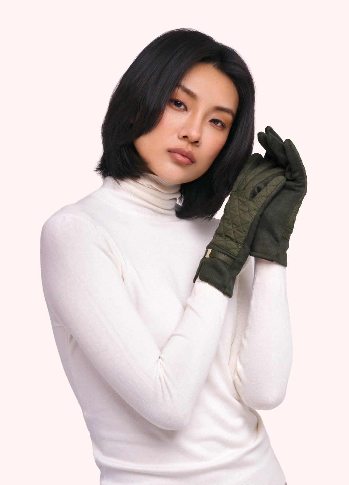 Penelope Gloves in Moss