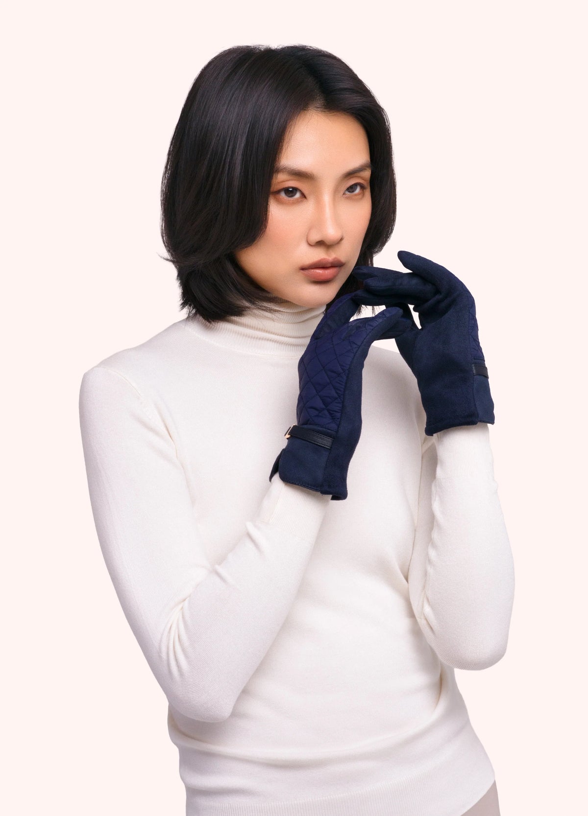 Penelope Gloves in Navy