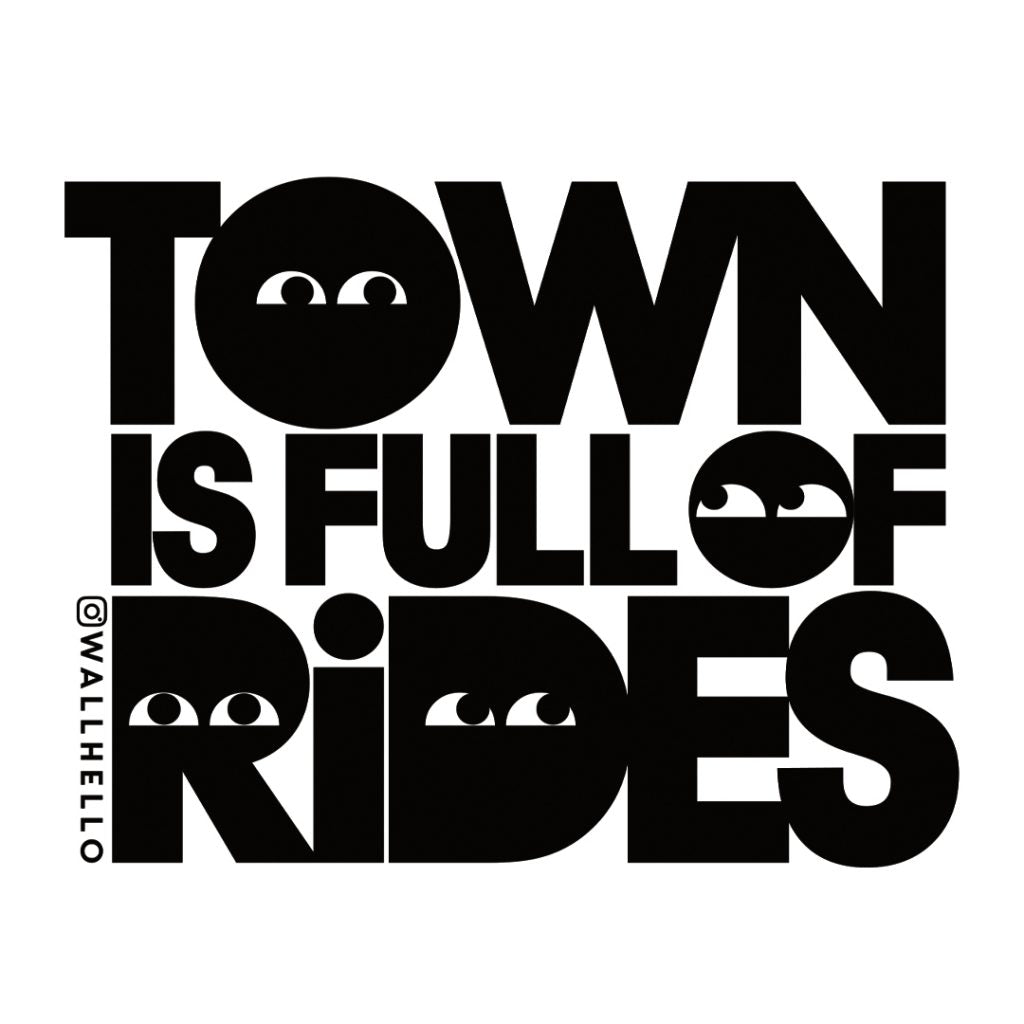 Town is Full of Rides Tote Bag