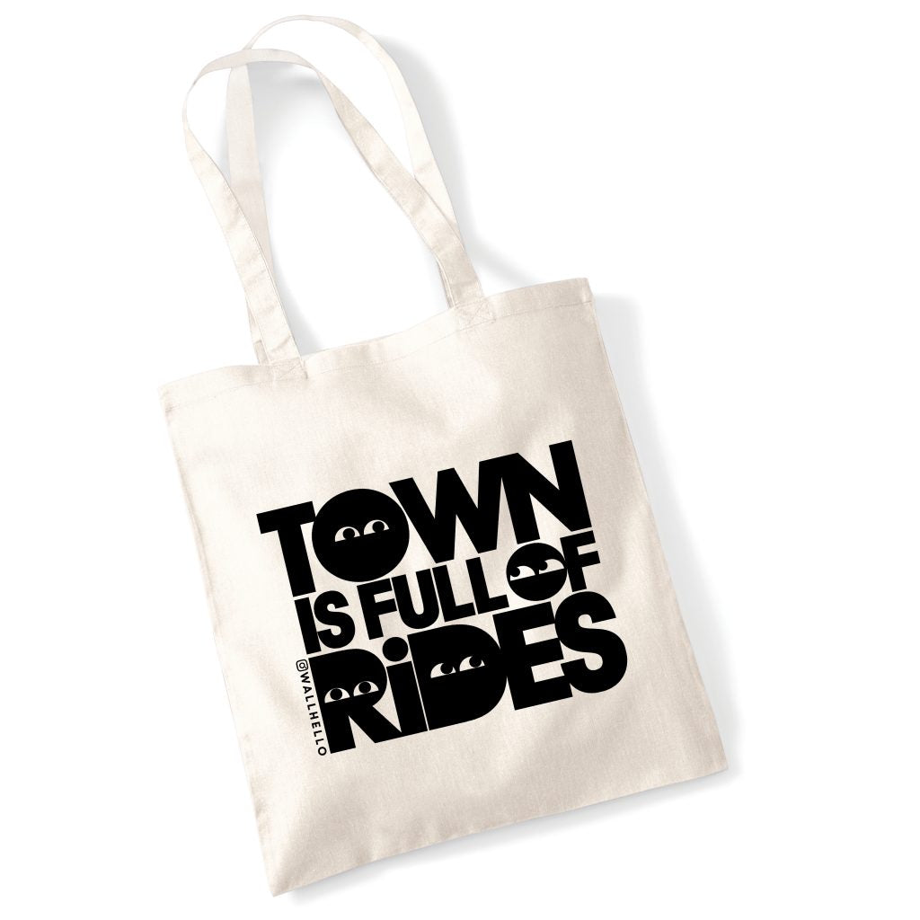 Town is Full of Rides Tote Bag
