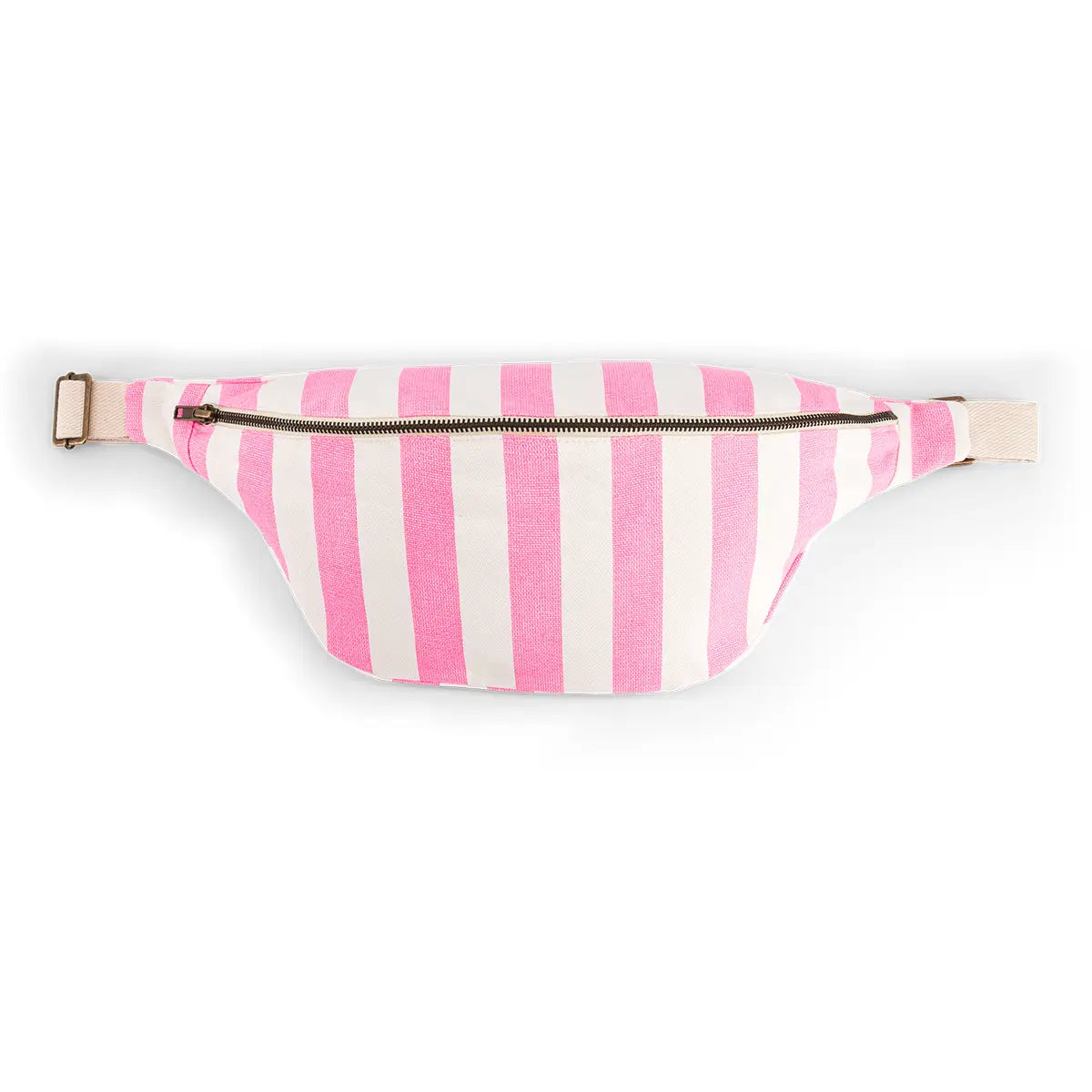 Neon Pink Stripe Bumbag