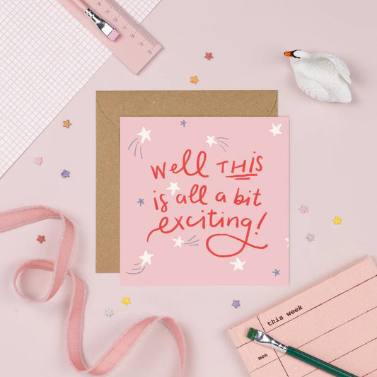 Well this is a bit exciting Card