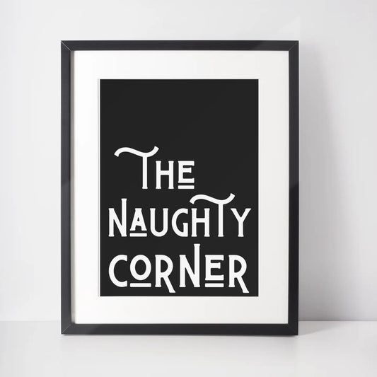 The Naughty Corner A4 Print