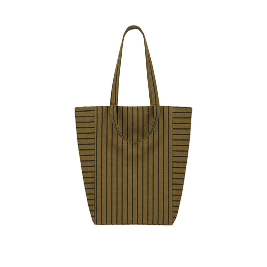 Olive Stripe Sm tote