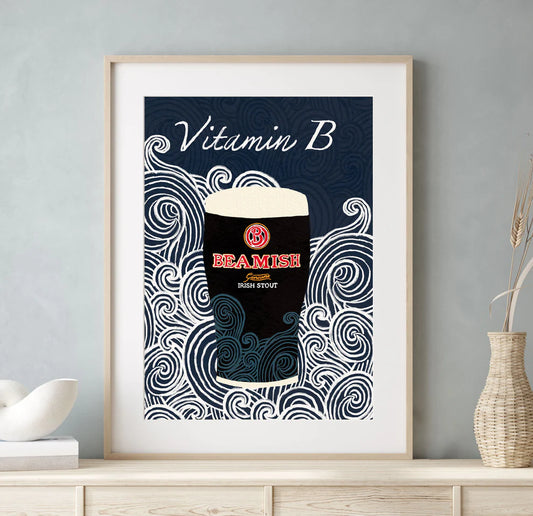 Vitamin B.. Beamish A4 Print