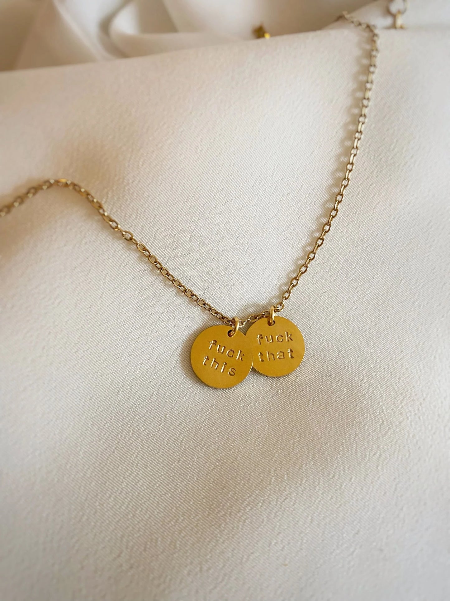 Fuck this/Fuck that Necklace