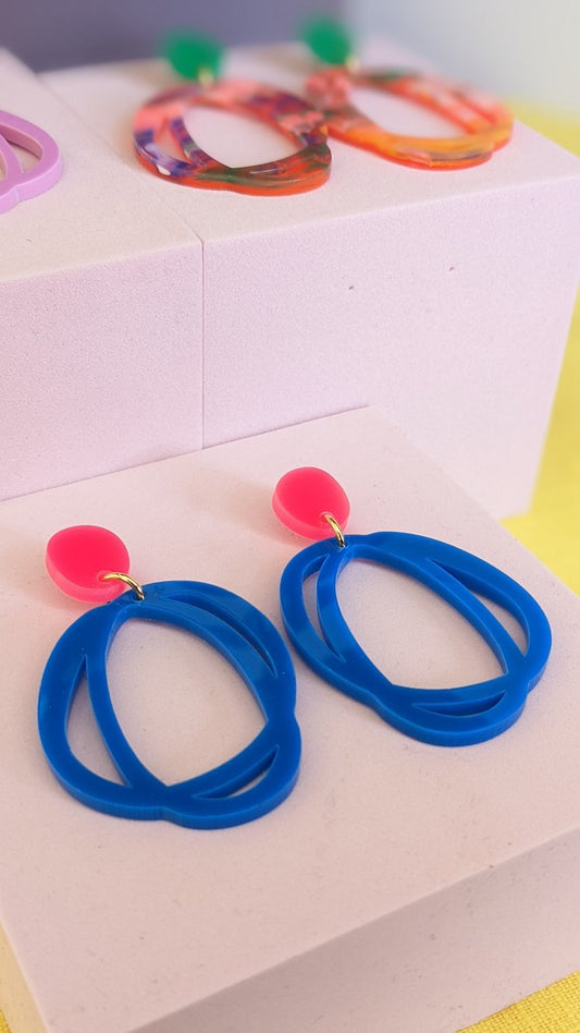 CMAT Electric Blue/Neon Pink Top