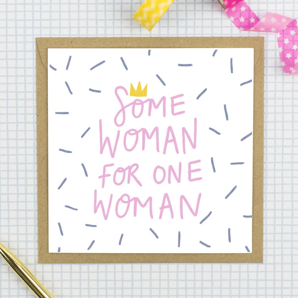 Some Woman For One Card