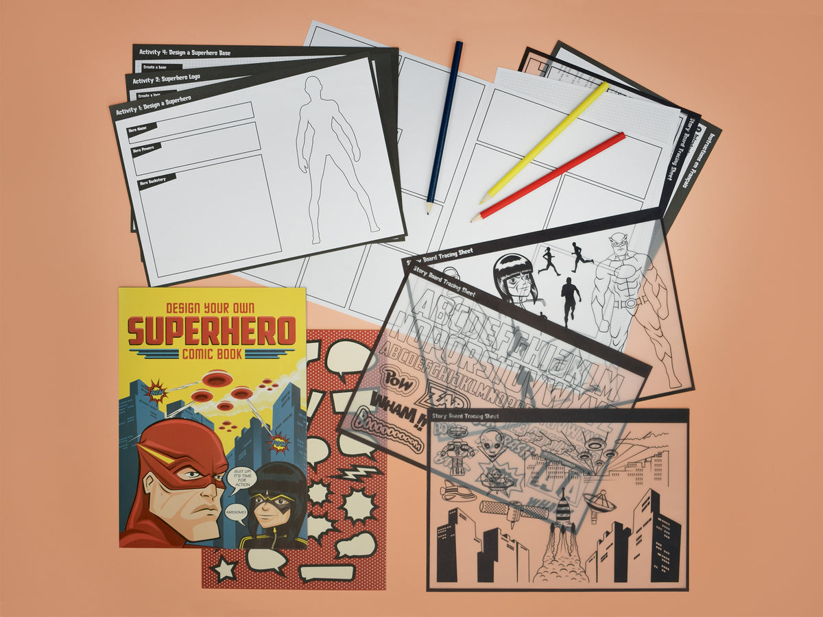 superhero comic book